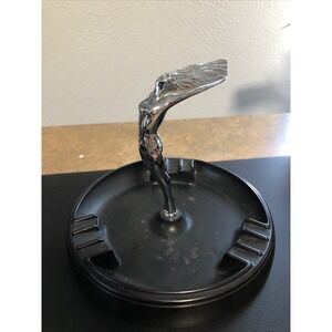 Vintage Ashtray Flying Goddess 980 Statuette‎